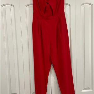 Guess Women Red jumpsuit